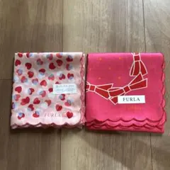 FURLA ハンカチ 2枚セット