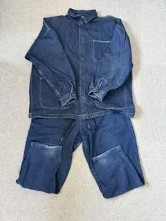 BACK NUMBER デニムシャツ＋デニムパンツ　セットアップ