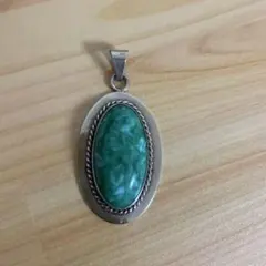 銀縄グリーンターコイズトップ　ナバホ　925 ゴローズ•タディ＆キング継承　②