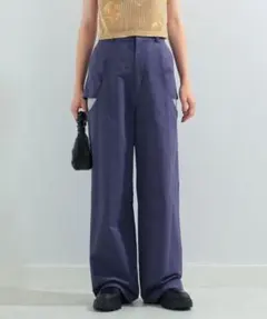 【未使用・タグ付き】Ray BEAMS サイドカットアウトパンツ ワイドパンツ