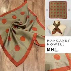 MARGARET HOWELL シルク　OVERSIZED SPOT SCARF