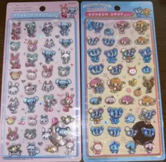 正規品 メゾピアノ エンジェルブルー ボンボンドロップシール 2枚 ナルミヤのサムネイル