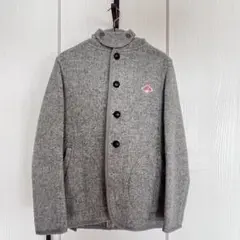 DANTON ウールジャケット グレー フード付き10/23午前までの出品‼︎