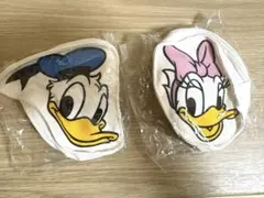 ディズニーストアシークレットフェイスポーチ ドナルド・デイジーセット