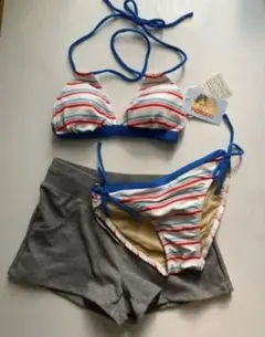 新品♡FIORUCCI♡ホルターネックビキニ＆ショーパン♡3点セット