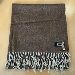 フカキ　カシミヤ100%マフラー　日本製