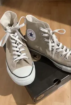 【美品】CONVERSE ALL STAR ベージュ ハイカット　27.5cm