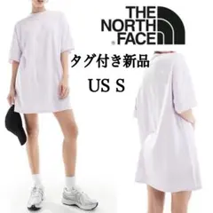 【タグ付き新品 S〜】THE NORTH FACE 刺繍ロゴ Tシャツワンピース