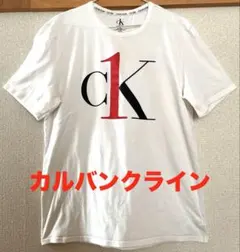 カルバンクライン　Tシャツ　半袖　白　ロゴ　CK