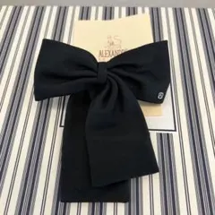 ALEXANDRE DE PARIS リボンバレッタ ブラックのサムネイル
