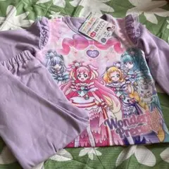 新品　ワンダフルプリキュア　光るパジャマ　上下セット　100㎝