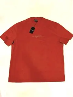 【定価3万円】新品タグ付3L大サイズ！ARMANI赤色Tシャツ