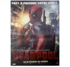 124A3 デッドプール 映画 ポスター マーベル インテリア 光沢 レプリカ