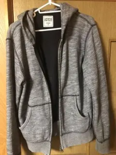 ライトウェイトスウェット フルジップパーカー S グレー