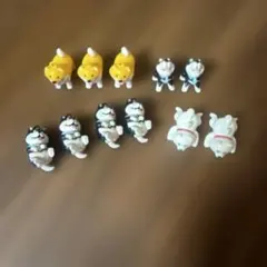 犬のキャラクター フィギュアセット 8体バスボール