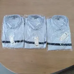 UNIQLO スリムフィットシャツ XL ライトブルー　長袖　2枚セット