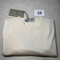 64 新品　タグ付　ジョンスメドレー　白　オフホワイト　Mのサムネイル