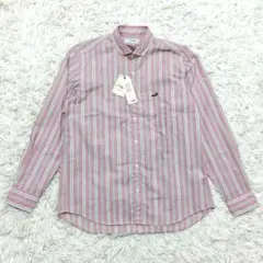 【新品未使用】クロコダイル シャツ 長袖 ストライプ メンズ Mのサムネイル