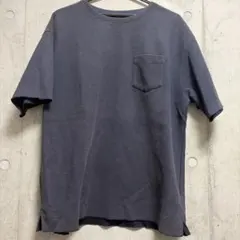 BEAMS HEART ポケット付きTシャツ ネイビー Lサイズ