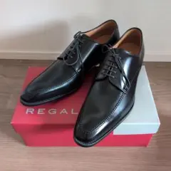 新品 REGAL リーガル 128R Uチップ ビジネスシューズ 黒 26cmのサムネイル