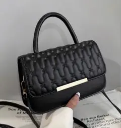 残り1点⚠️ZARAジャンル 韓国ファッション キルティング 黒ショルダーバッグ