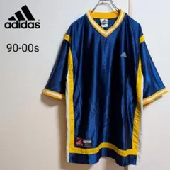 古着 90s adidas アディダス 半袖 ゲームシャツ ユニフォーム Y2K