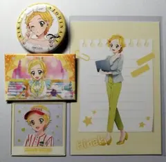アイカツ 新条ひなき ステージフォトバッジ 缶バッジ 特典ポストカード セット