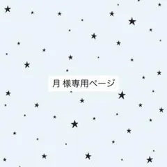 月 様専用ページ ハオトレカ