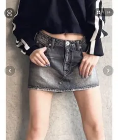 即日発送 GYDA デニムスカートライクショートパンツ タグ付