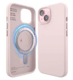 iPhone 15 対応 ケース MagSafe 対応 シリコン 耐衝撃ケ