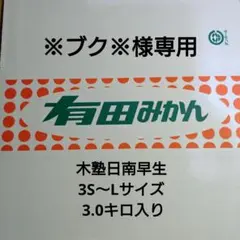 ※ブク※様専用 木塾日南早生 3S〜L 3.0キロ入り 7-4