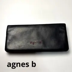 agnes b. 長財布 ブラック レザーのサムネイル