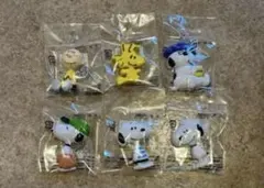 新品 Snoopy スヌーピー ダイカットマグネット 6個セット