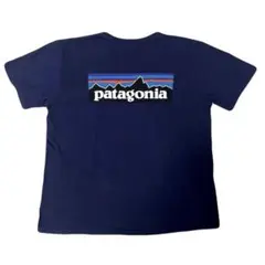 パタゴニア オーガニックコットン ネイビー Tシャツ　L