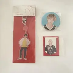 BTS V テテ キムテヒョン アクリルキーリング マグネット 缶バッジ