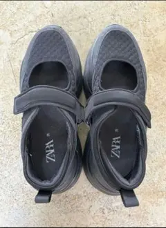 ZARA メリージェーンバレエフラットスニーカー　24.5cm ザラのサムネイル
