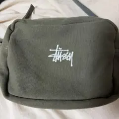 STUSSY ショルダーバッグ カーキ