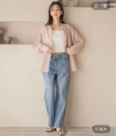 新品未使用タグ付き CONE アシメデニムパンツ ローリーズファーム