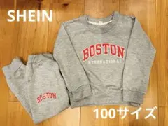 【年末値下げ♩】SHEIN シーイン　スウェットセット サイズ100 グレー