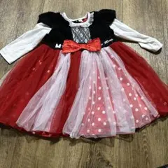 ワンピース チュール 長袖 100