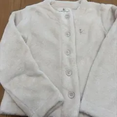 KUMIKYOKU クリーム色 フリースジャケット LL130〜140サイズ