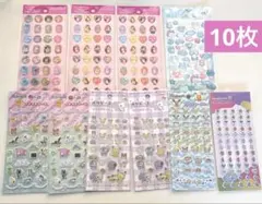 ディズニープリンセス・ポケモン たまごっち　その他　１０点まとめ売り　シール
