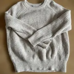 UNIQLO クリーム色 ニットセーター 120