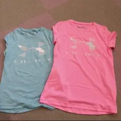 Under Armour Tシャツ 2枚セット 青・ピンク