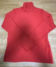 GU 赤 長袖 Tシャツ XL