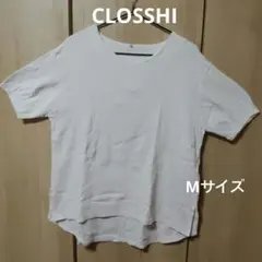 ホワイト 半袖 Tシャツ Mサイズ　しまむらのサムネイル