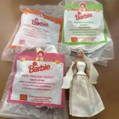 マクドナルド ハッピーセット バービー 人形 3つセット1997 Barbie