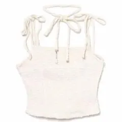 ANDMARY Mimi Ribbon Camisole ホワイト - メルカリ