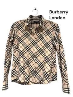 Burberry London バーバリー　長袖シャツ　ノバチェック　L ホース
