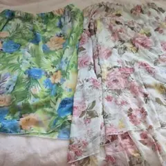 【手芸布素材】ロングスカート２枚